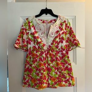 Lilly Pulitzer Vintage Peplum Top